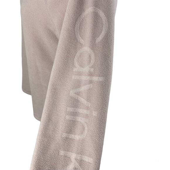 Calvin Klein Asymmetrical Sweatshirt Performance 1/4 Zip Pullover Womens Small - Picture 9 of 14